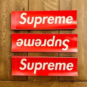 Supreme Box Logo Stickers (Lot of 57)